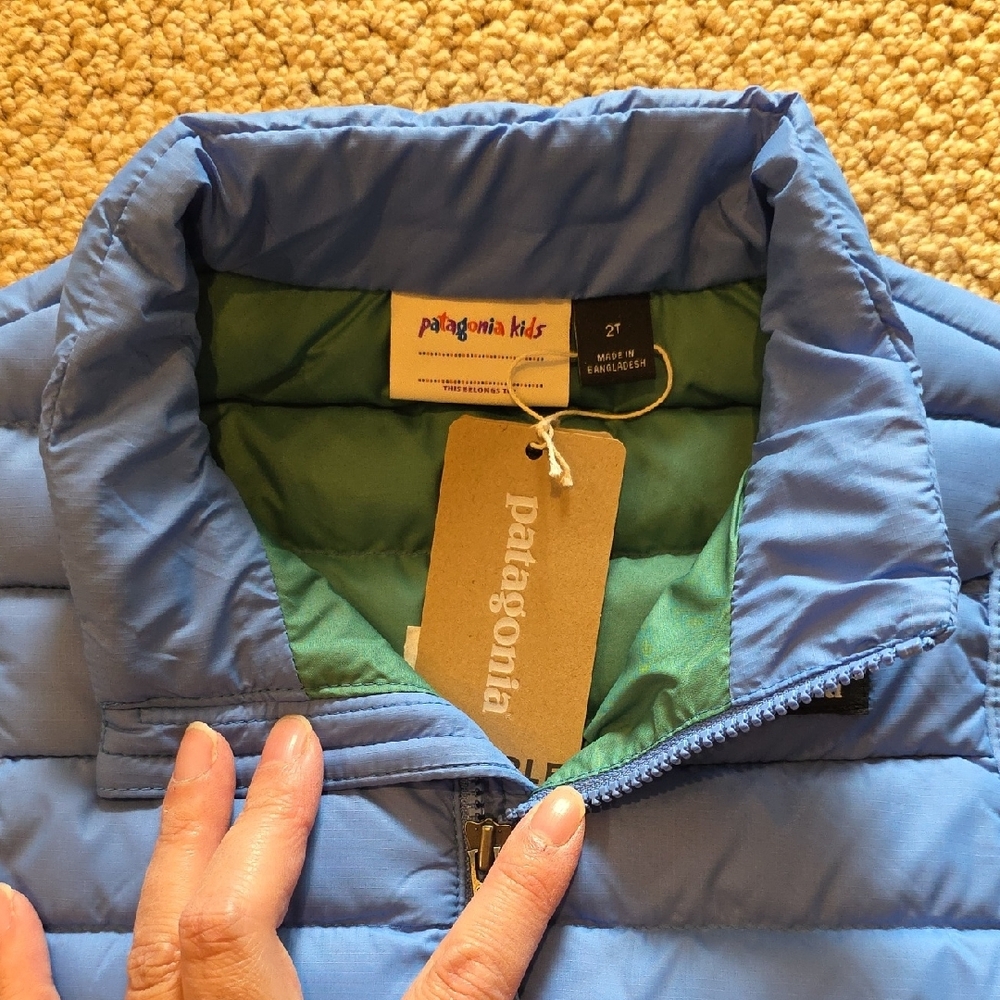 NWT, Patagonia Baby Down Sweater Vest - Picture 3 of 3